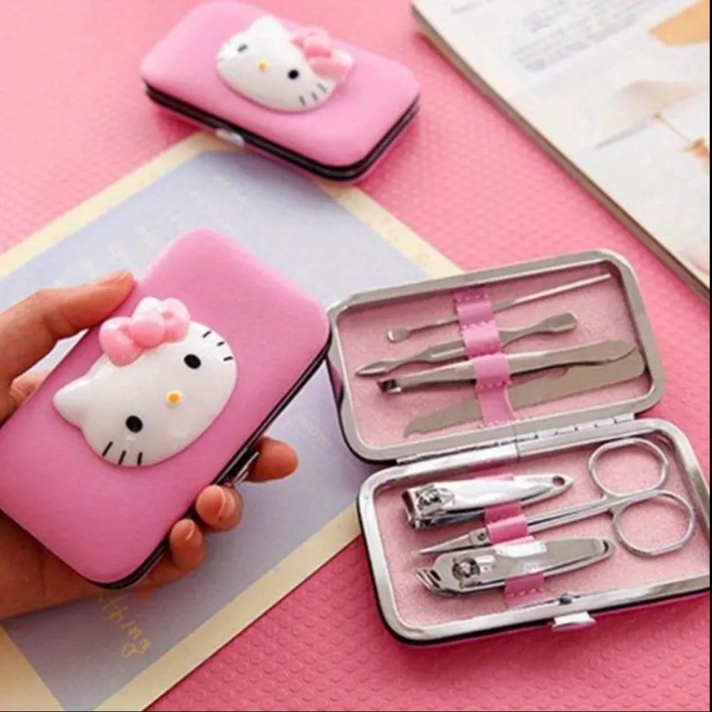 New Hello Kitty 7pcs Manicure Set
